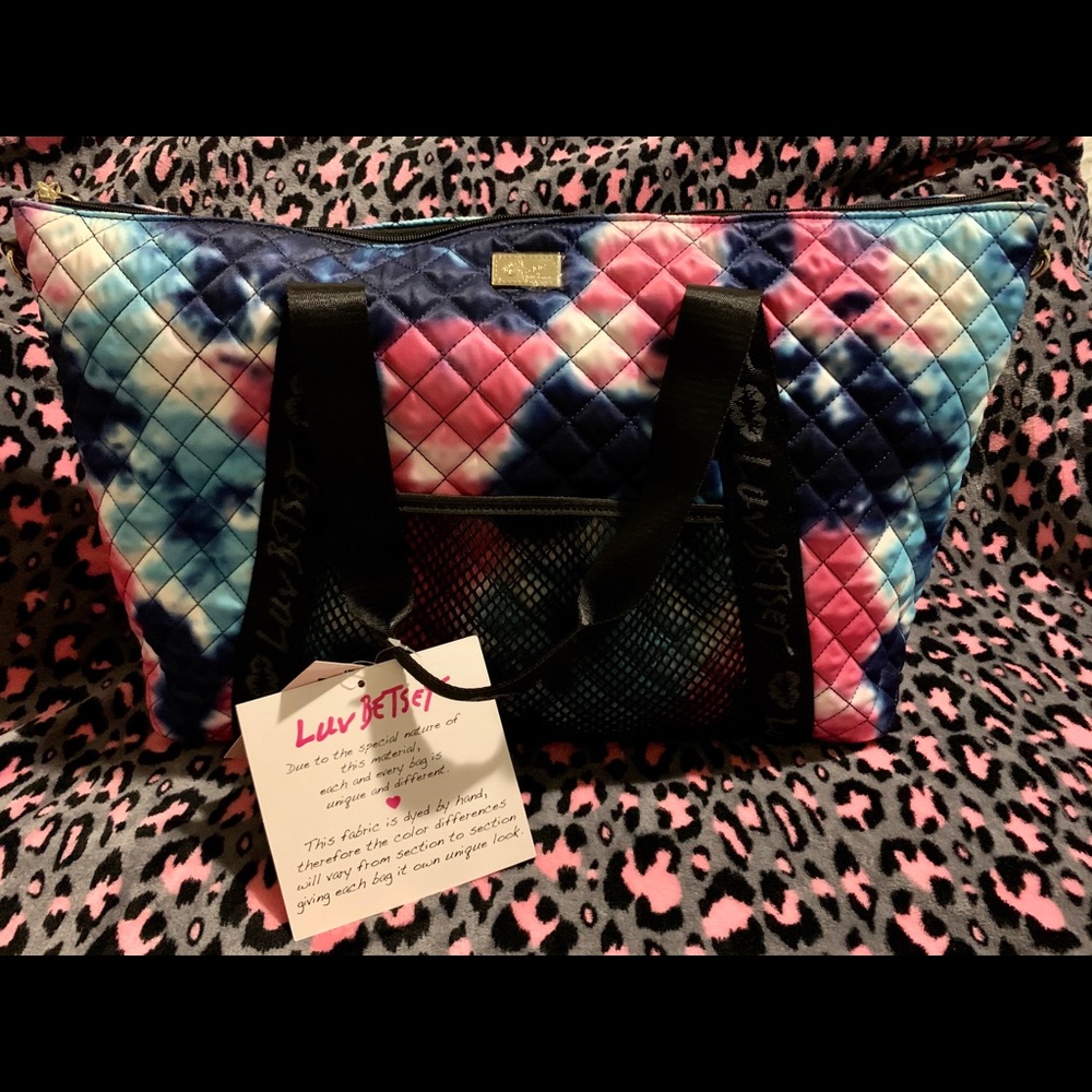 Betsey Johnson Weekender.